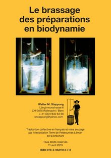 Brochure: Le brassage des préparations en biodynamie